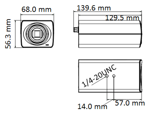 DS-U32T1080P USB枪机款摄像机（长焦镜头）