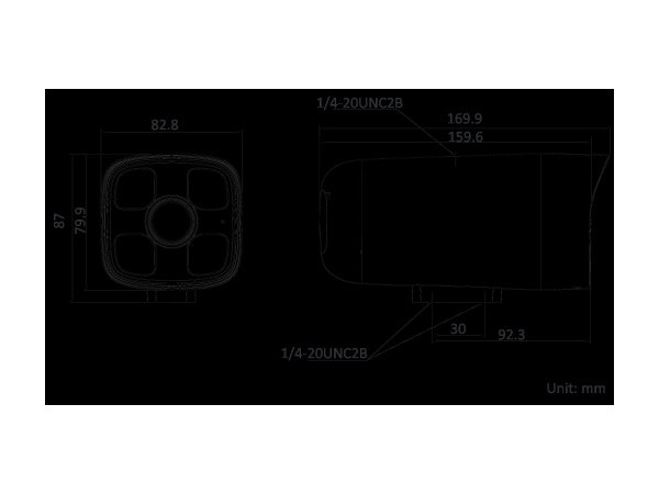 DS-IPC-B12HV2-IA(POE)X系列200万H.265PoE筒型网络摄像机